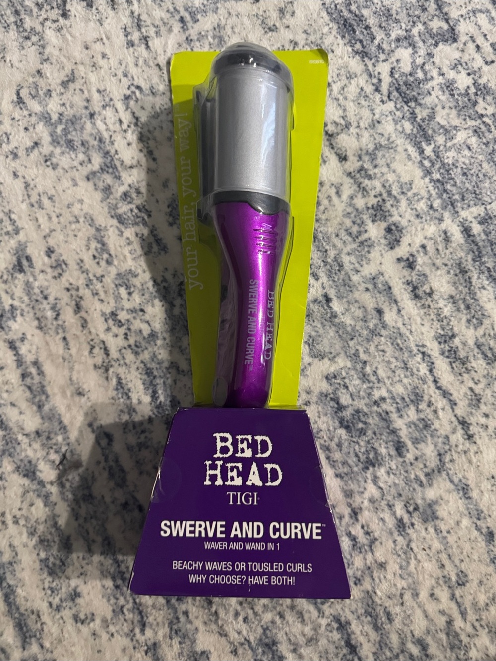Bed Head Swerve and Curve Hair Tool in Metallic Purple and Silver